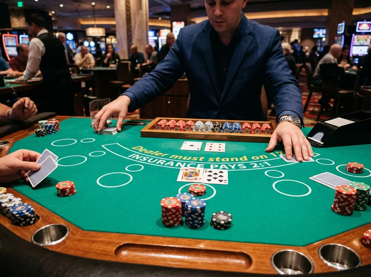 Mystake live casino dealer